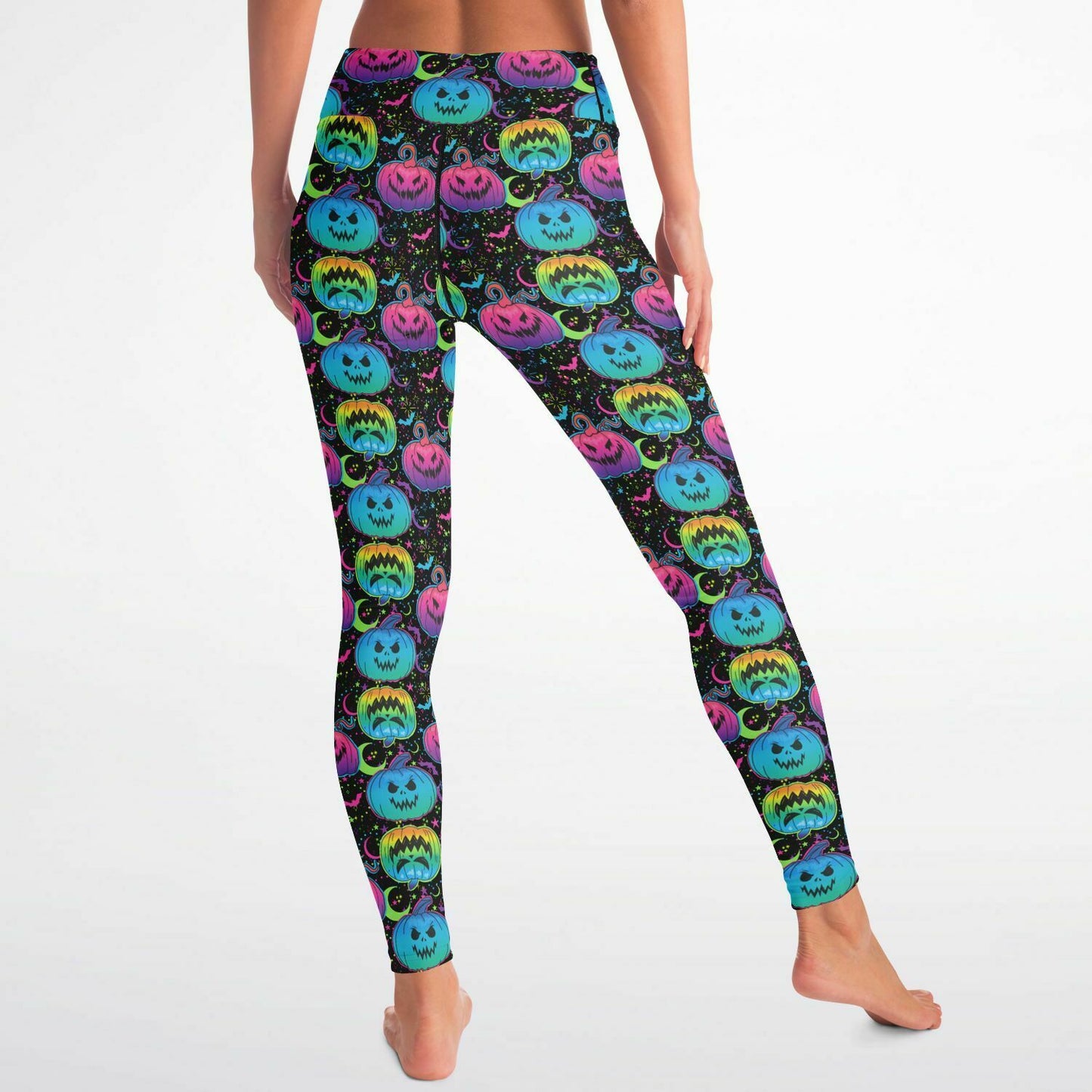 Petrifying Pumpkins High Waist Leggings