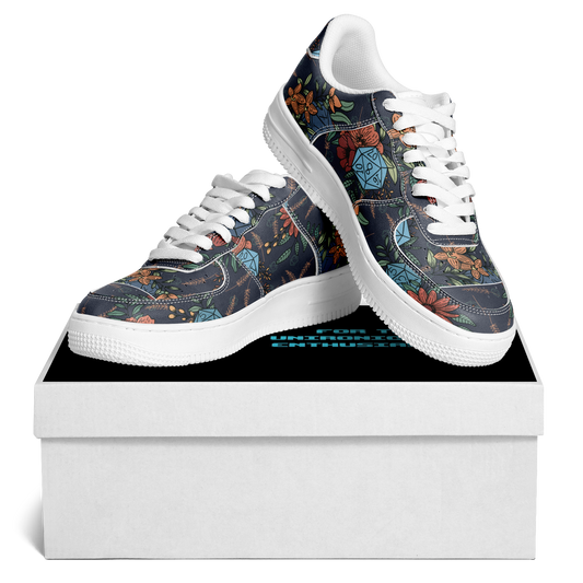 Floral D20 Low Top Shoes