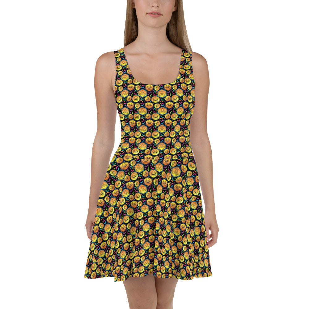 Pumpkin Dice Season Skater Dress