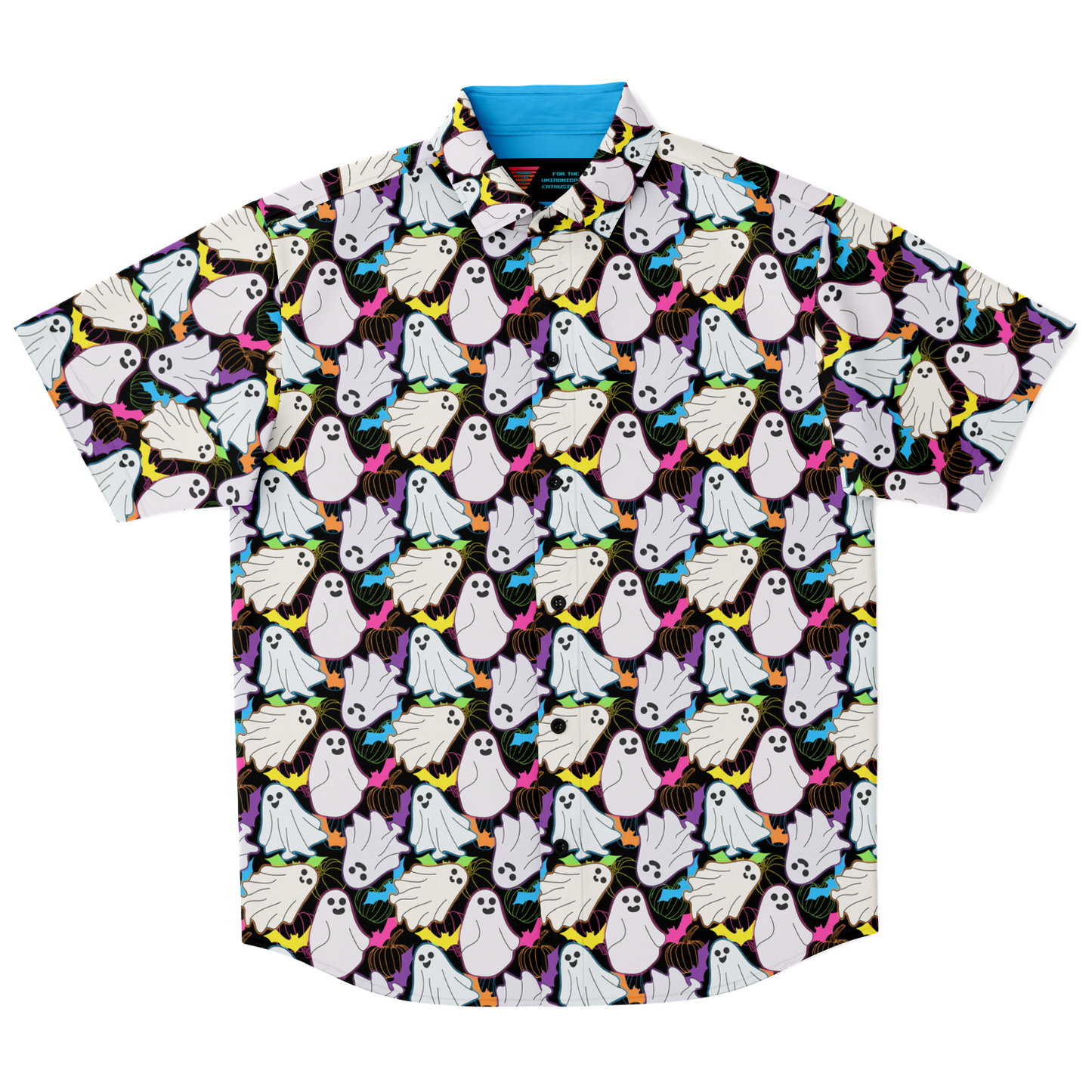 Silly Spectrals Short Sleeve Button Down Shirt