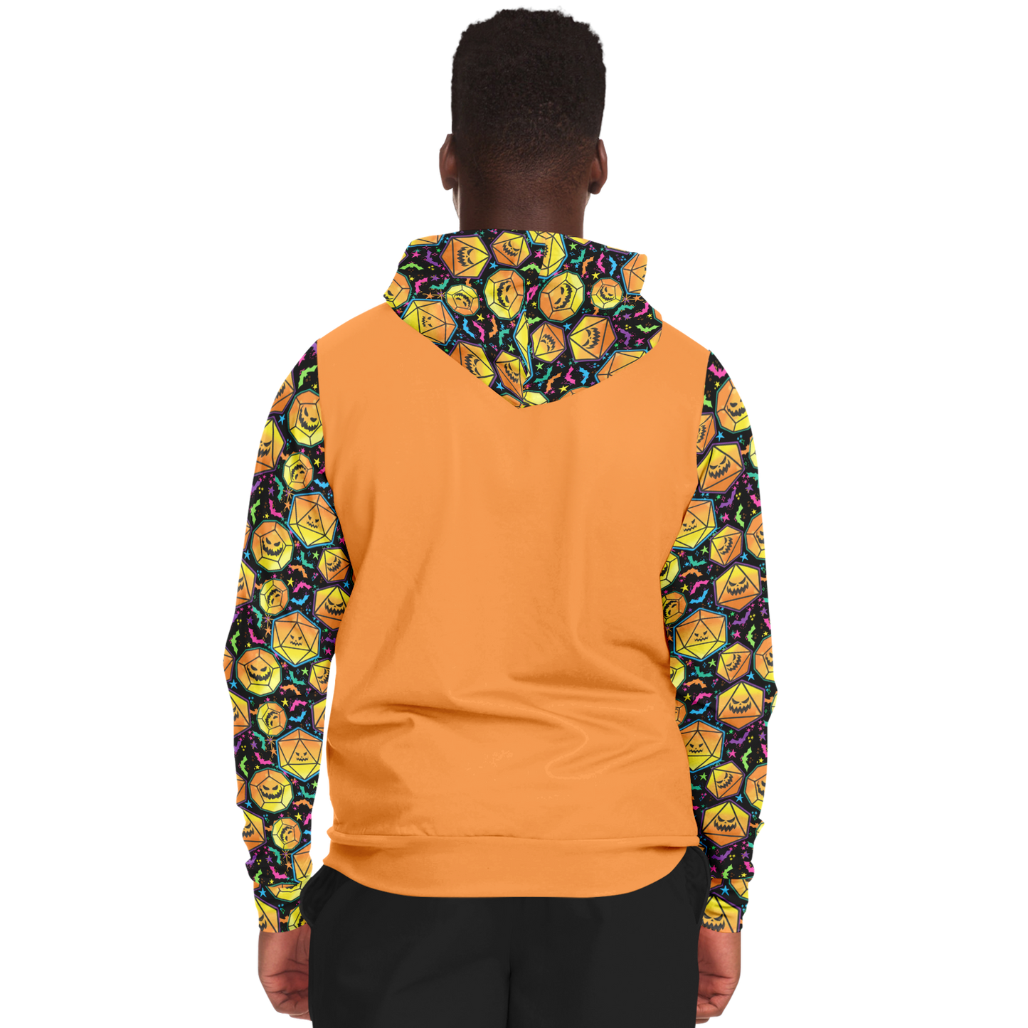 Pumpkin Dice Season Accents Fashion Zip-Up Hoodie