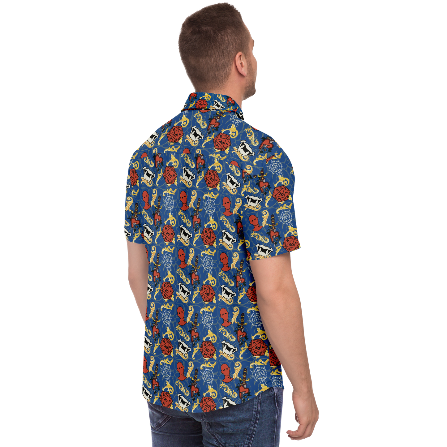 Dagger Happy Friend Button Down