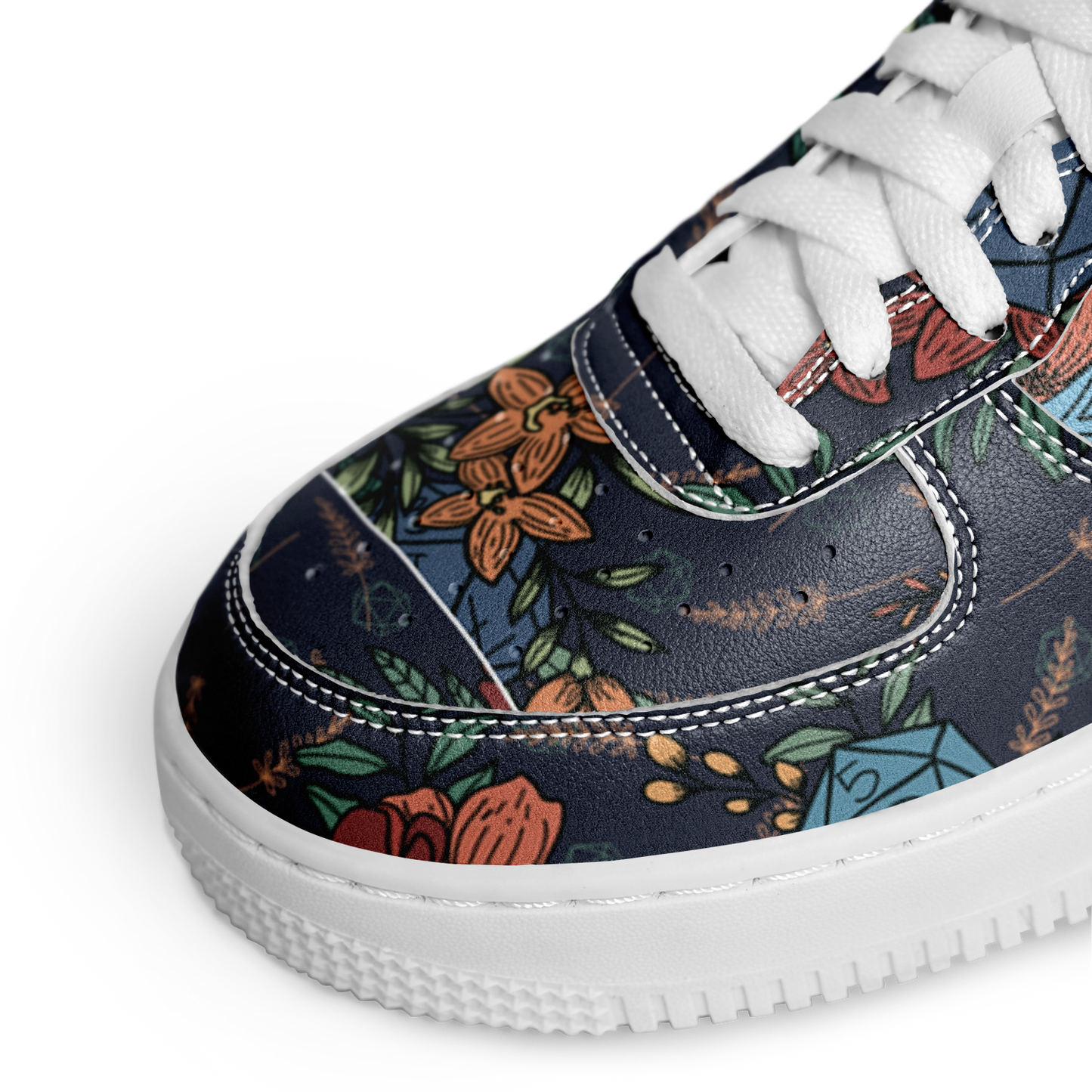 Floral D20 Low Top Shoes