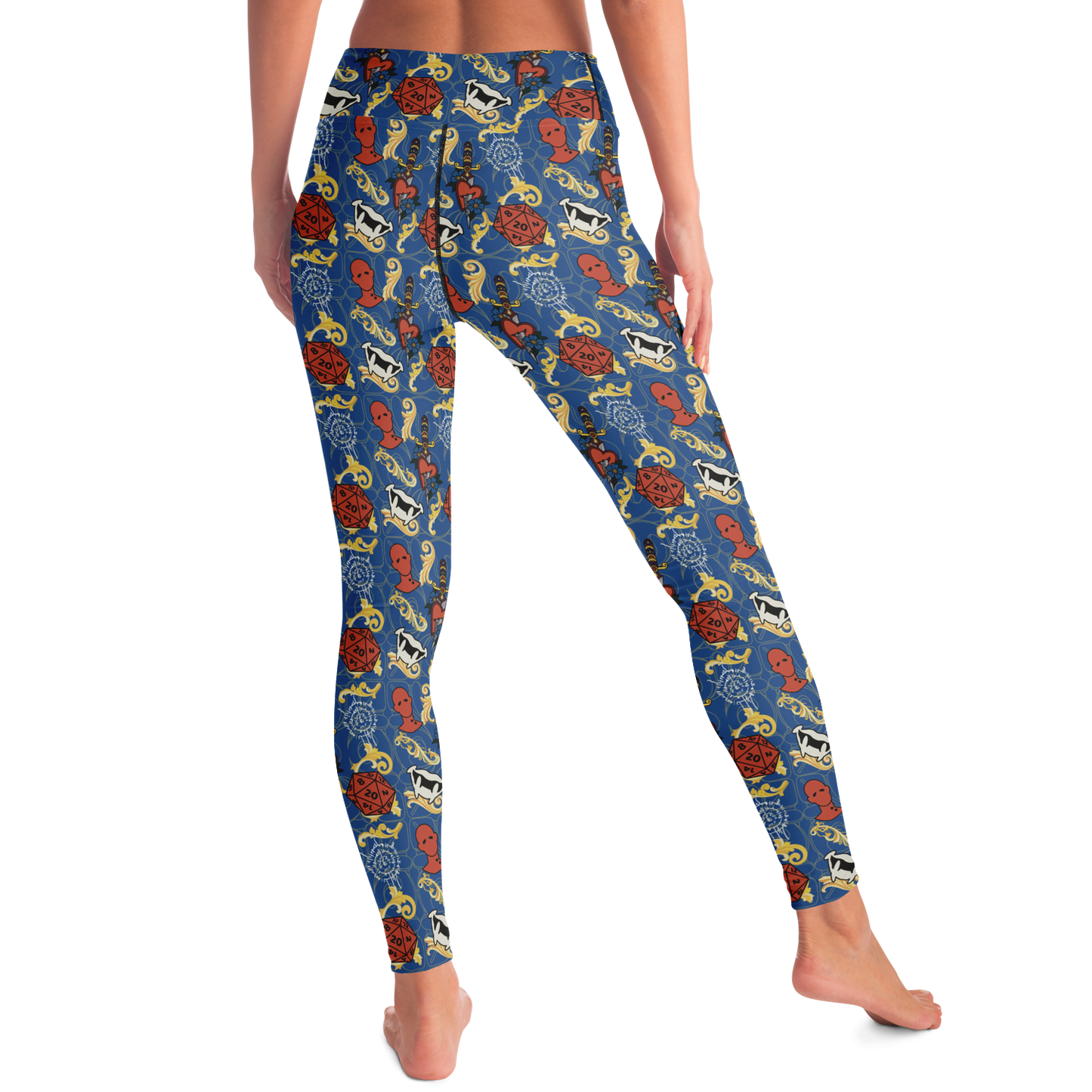 Dagger Happy Friend High Waist Leggings