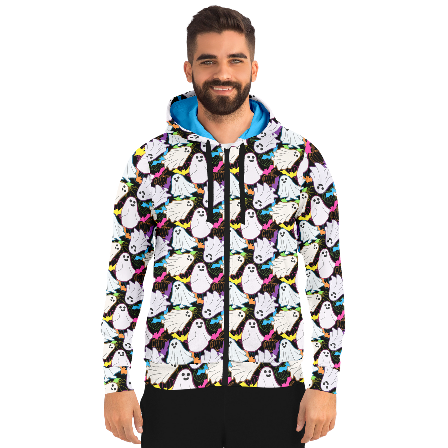 Silly Spectrals Fashion Zip-Up Hoodie