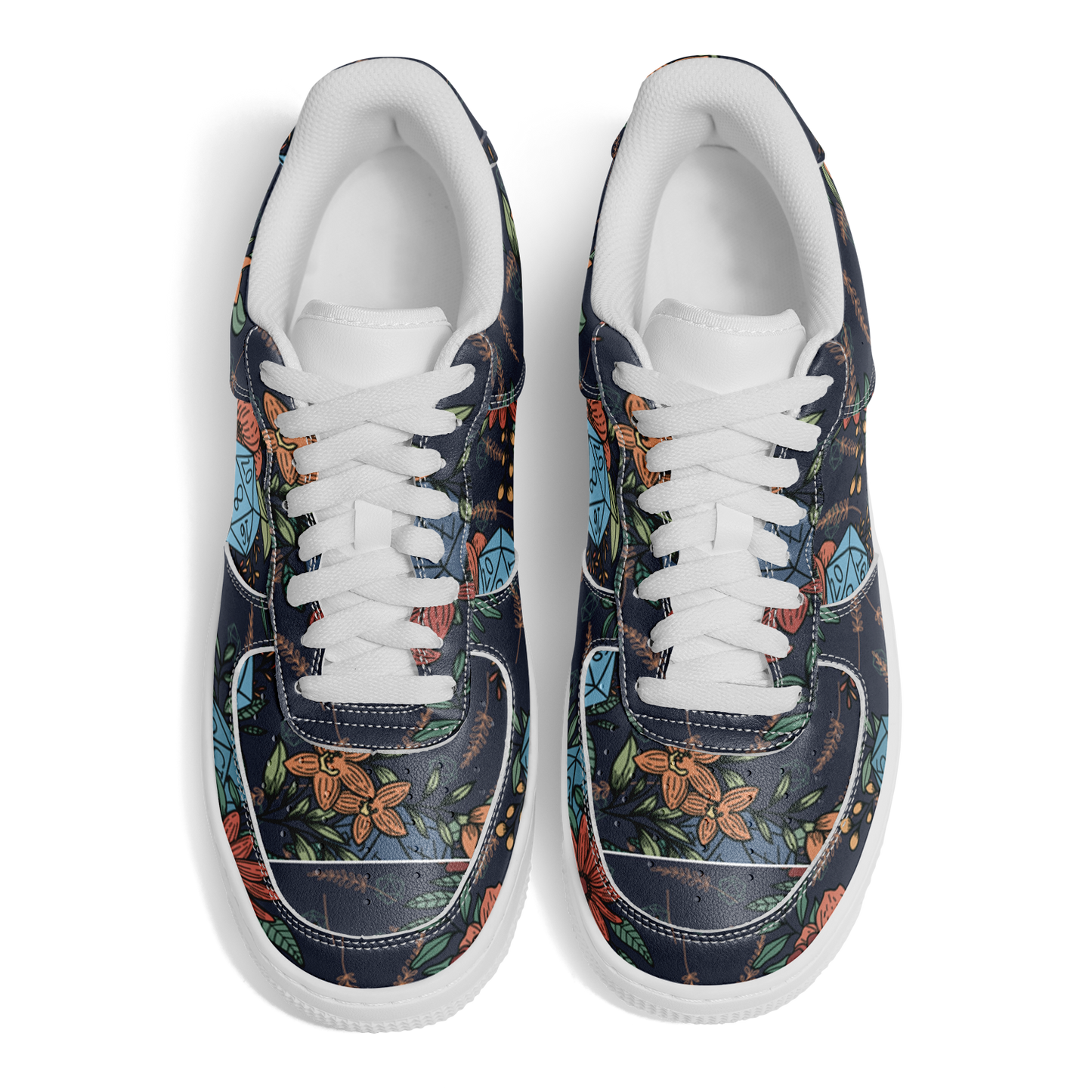 Floral D20 Low Top Shoes