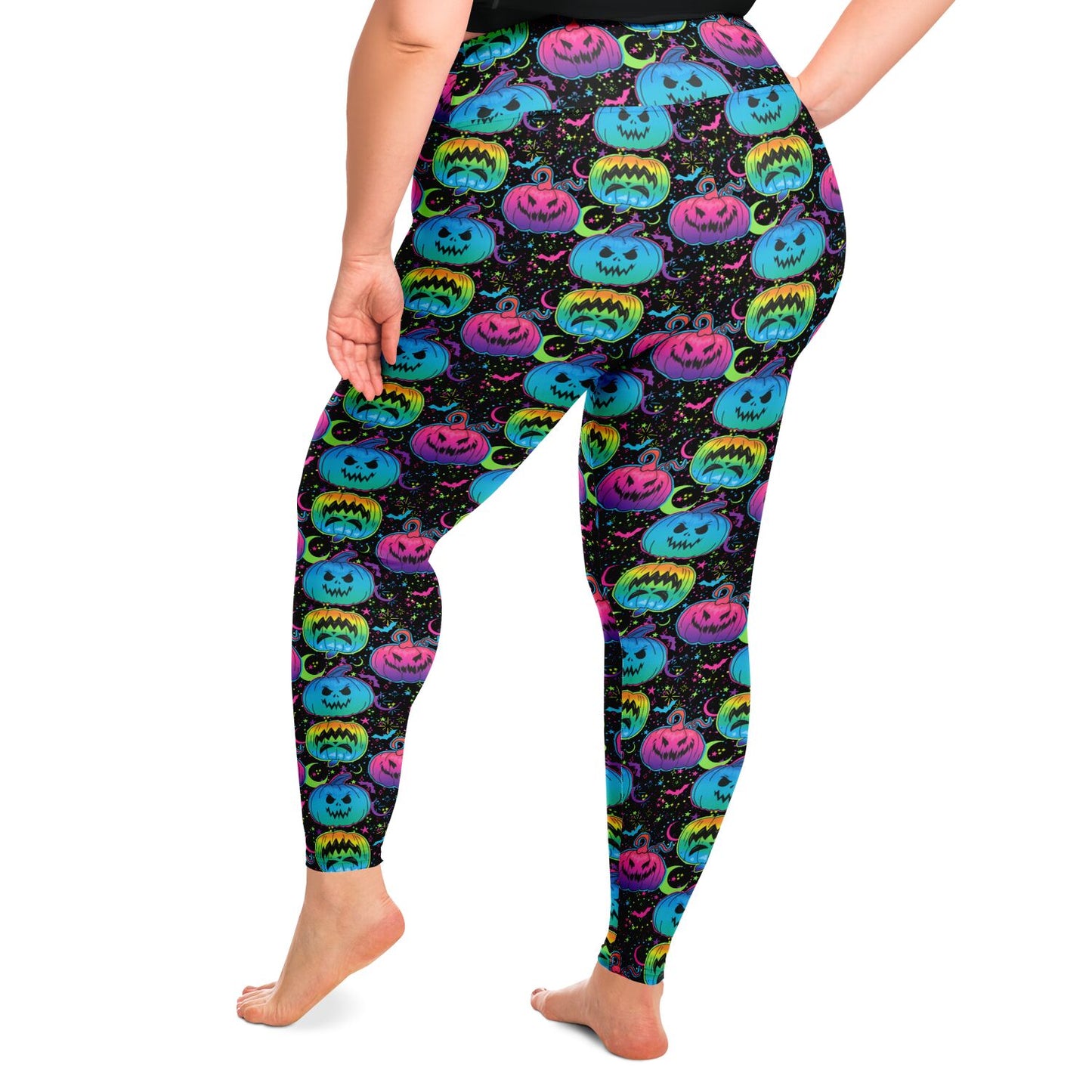 Petrifying Pumpkins Plus Size Legging