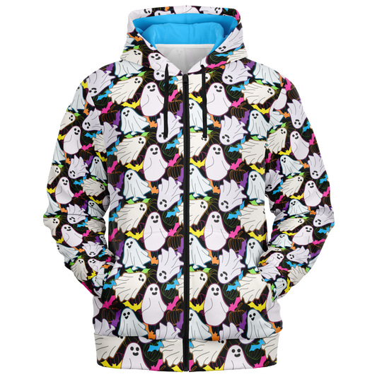 Silly Spectrals Fashion Zip-Up Hoodie