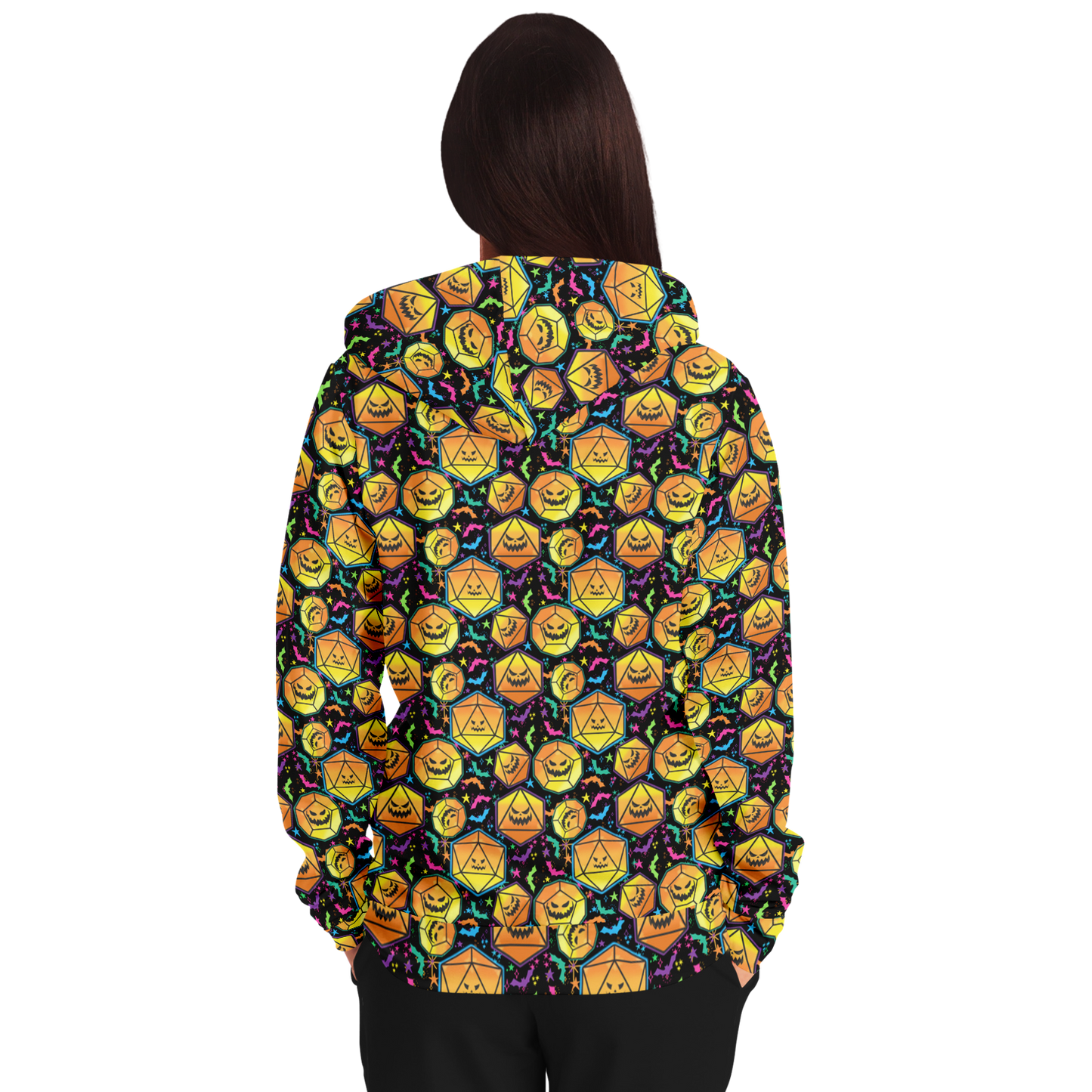 Pumpkin Dice Season Fashion Zip-Up Hoodie