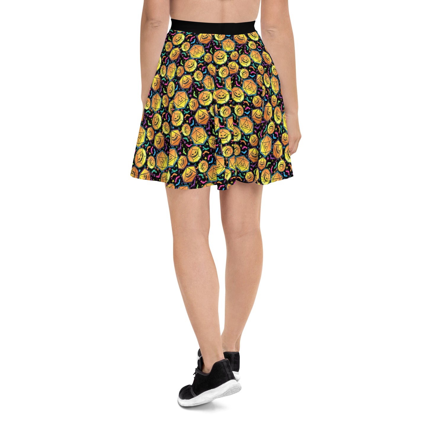 Pumpkin Dice Season Skater Skirt