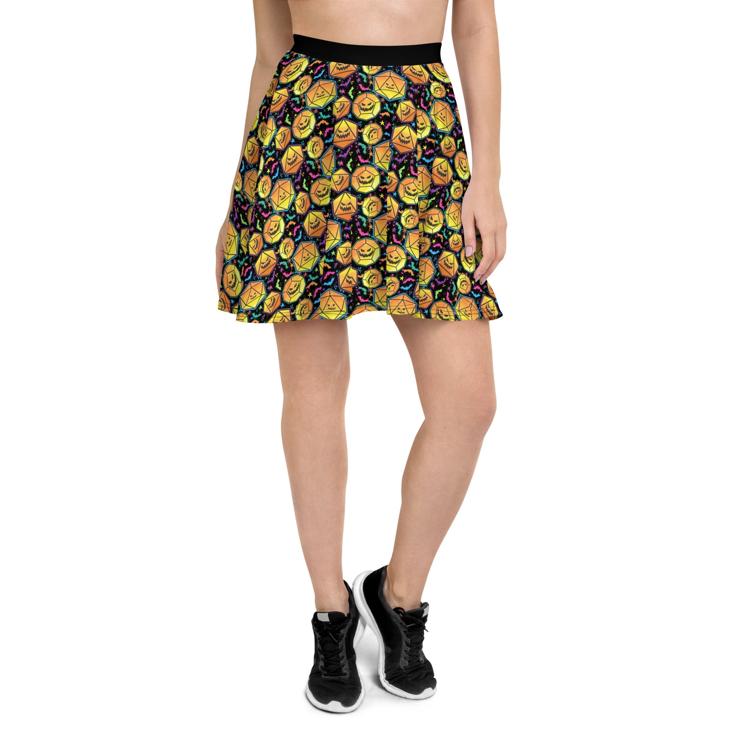 Pumpkin Dice Season Skater Skirt