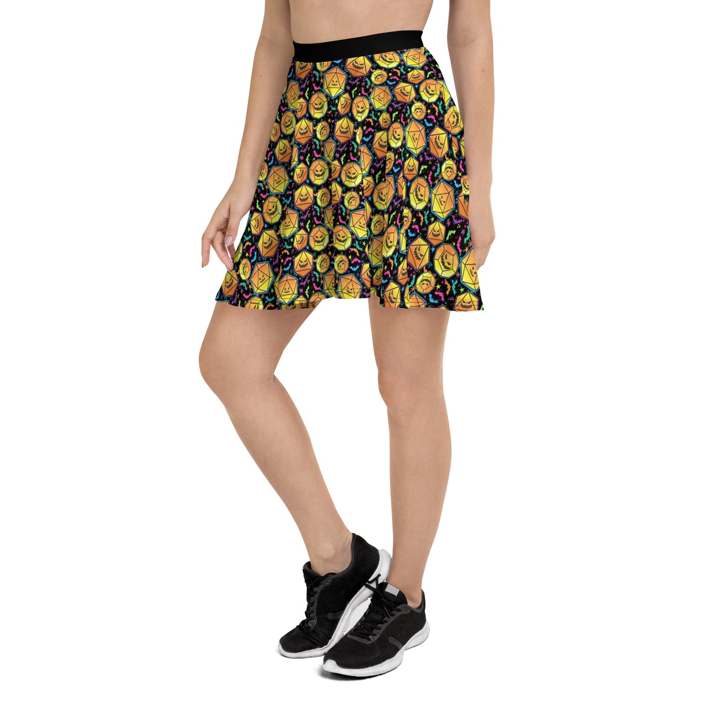 Pumpkin Dice Season Skater Skirt