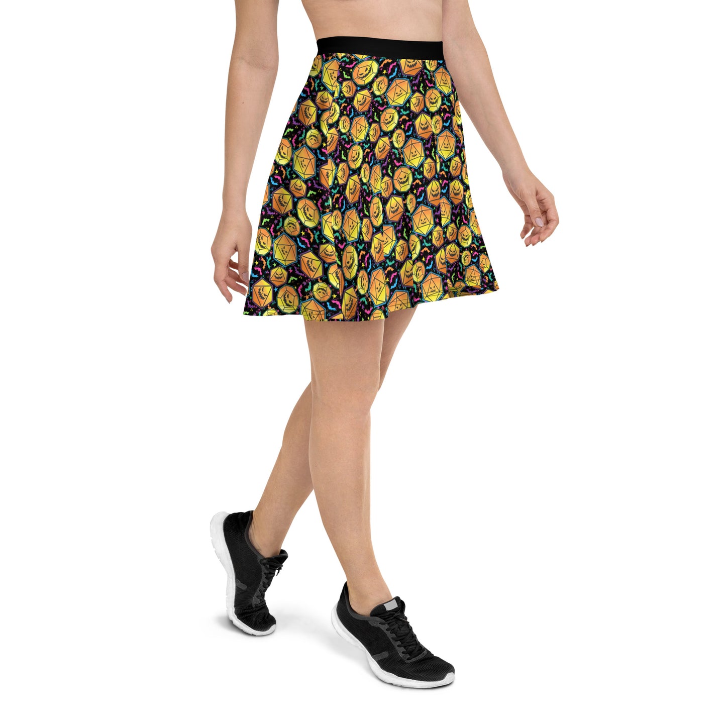 Pumpkin Dice Season Skater Skirt