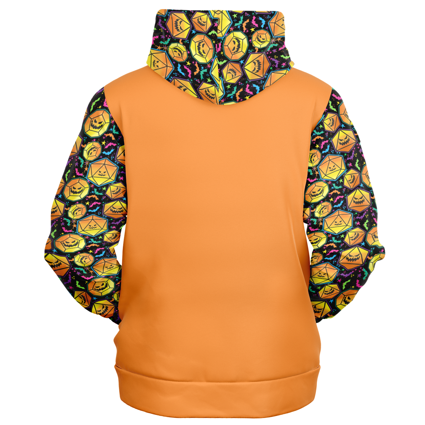 Pumpkin Dice Season Accents Fashion Zip-Up Hoodie