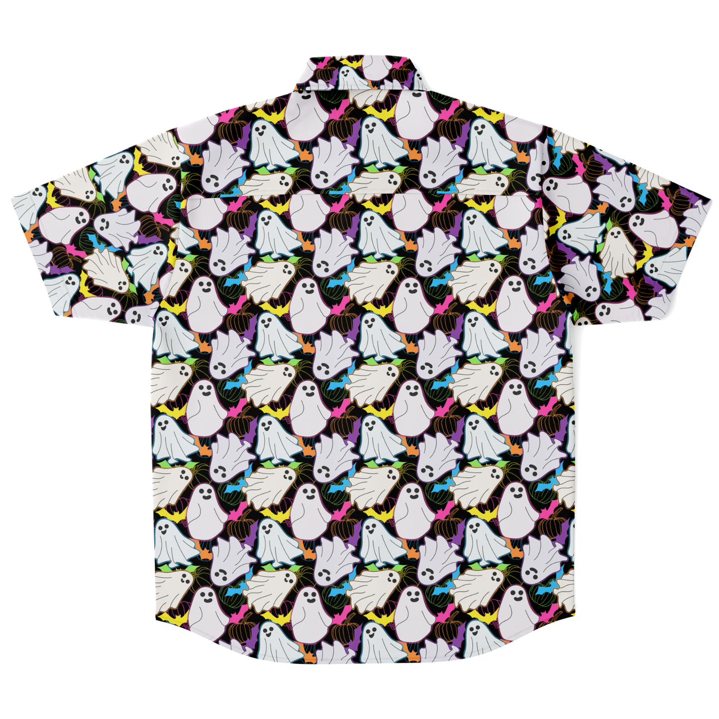 Silly Spectrals Short Sleeve Button Down Shirt