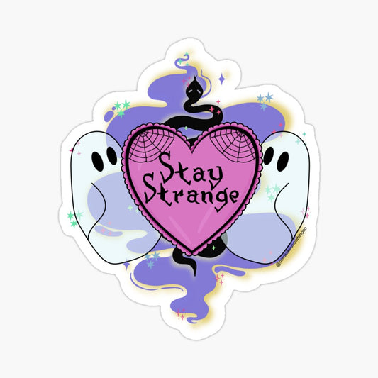 Stay Strange Sticker