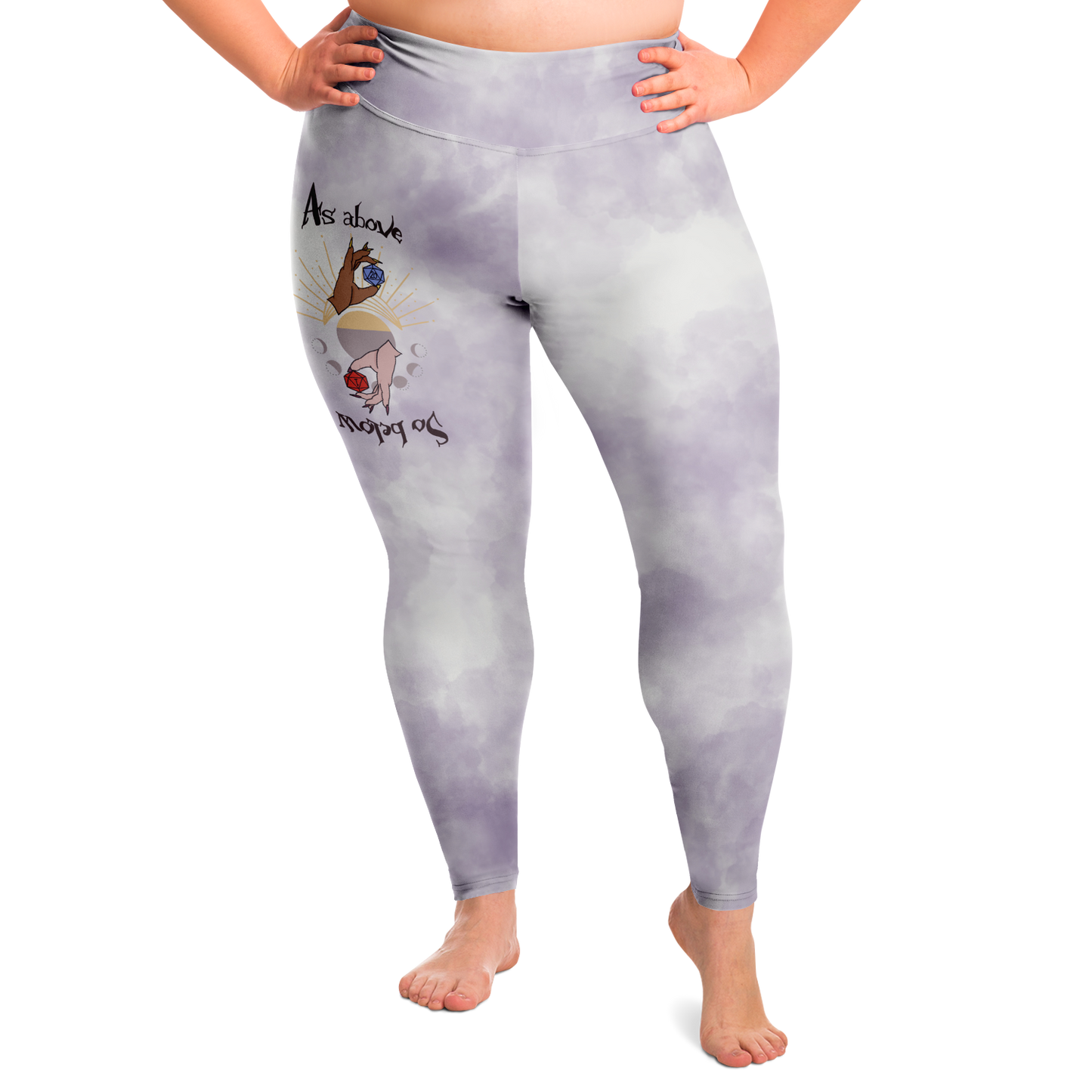 As Above, So Below Plus Size Legging