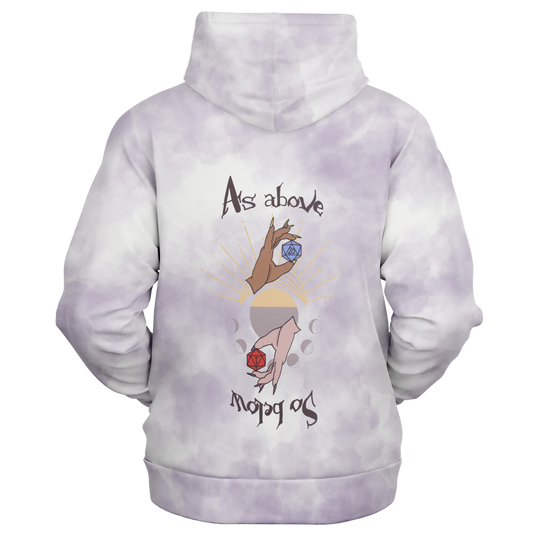 As Above, So Below Zip-Up Hoodie