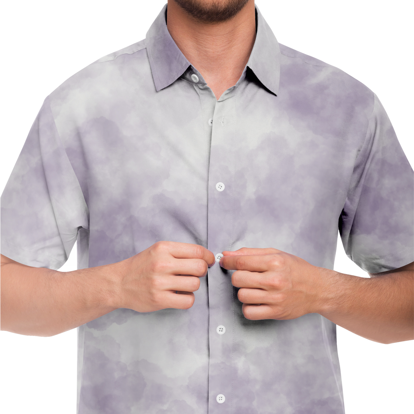 As Above, So Below Short Sleeve Button Down Shirt