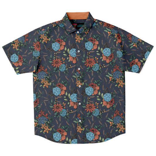 Floral D20 Button Down Shirt