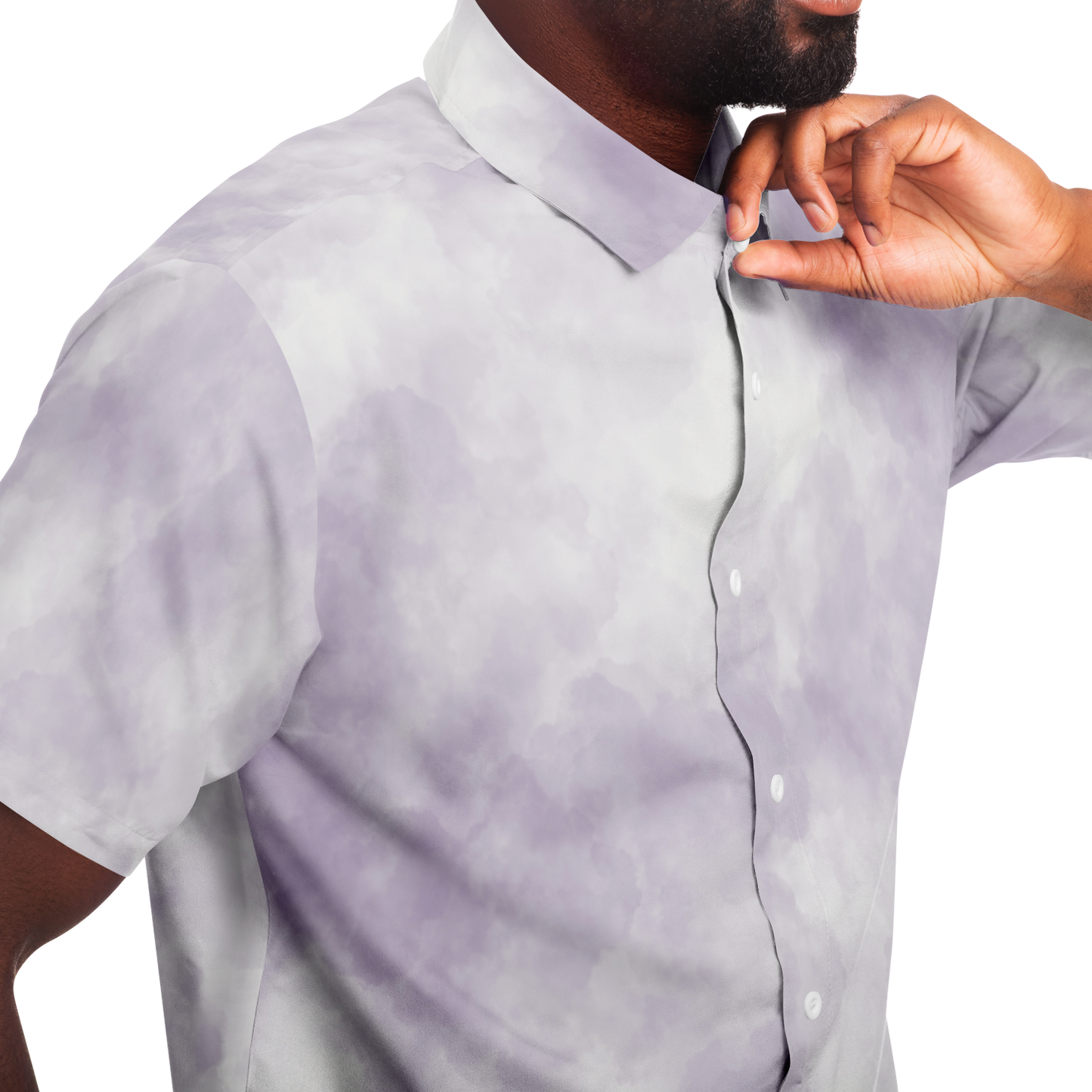 As Above, So Below Short Sleeve Button Down Shirt