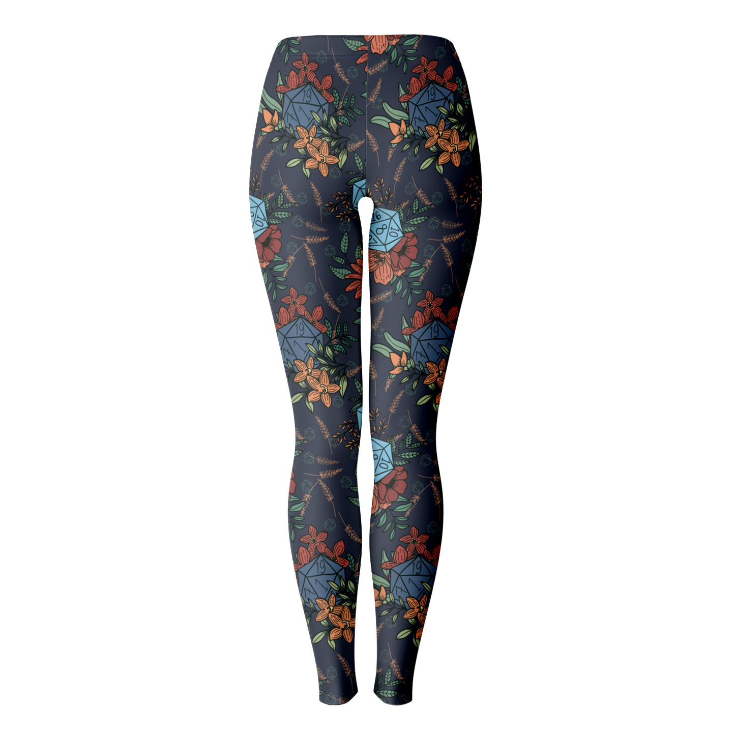 Floral D20 Leggings