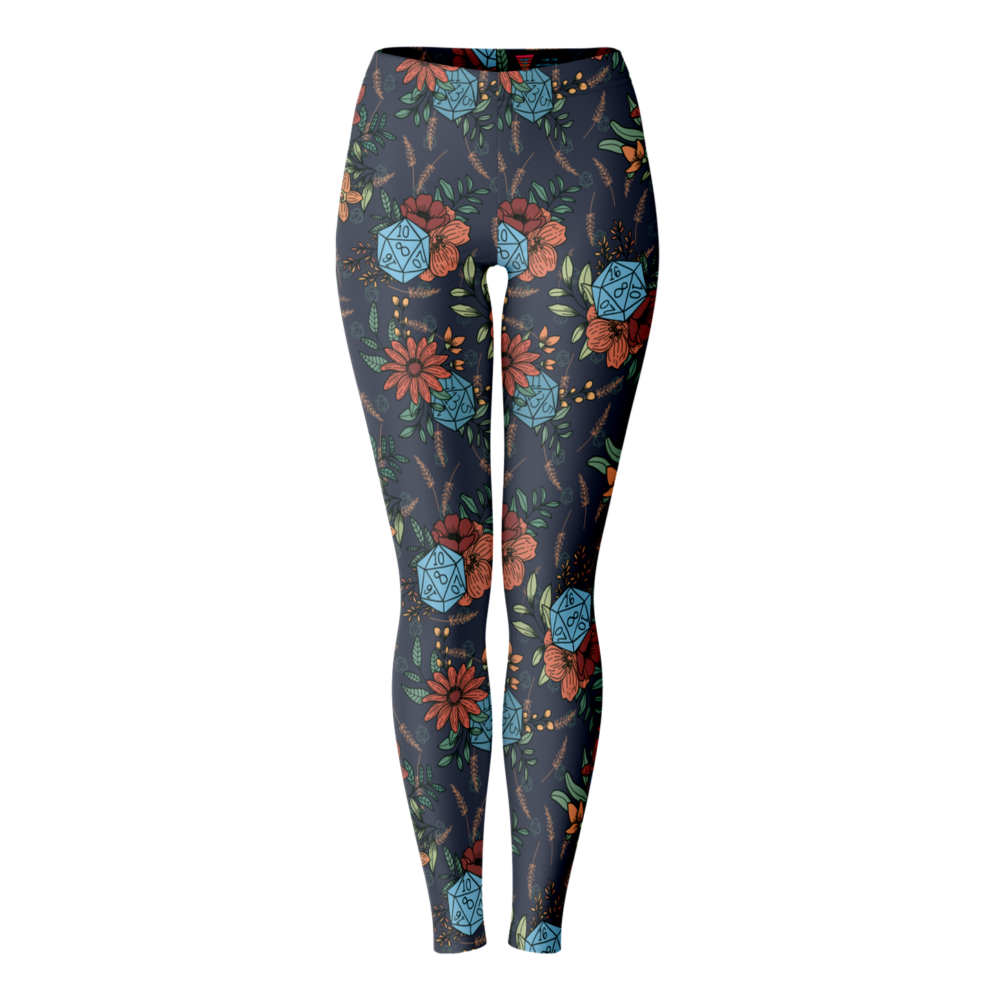 Floral D20 Leggings