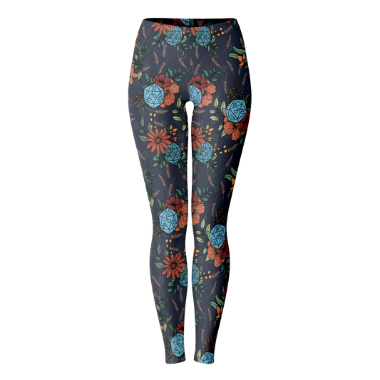 Floral D20 Leggings