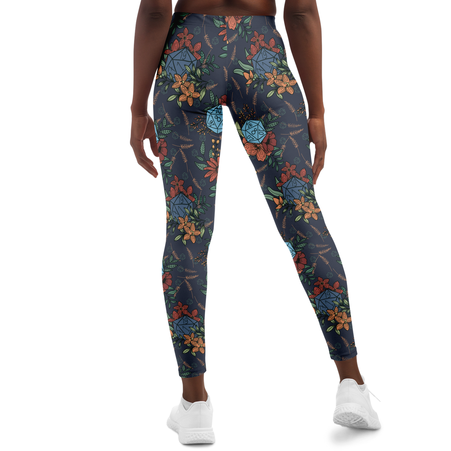 Floral D20 Leggings