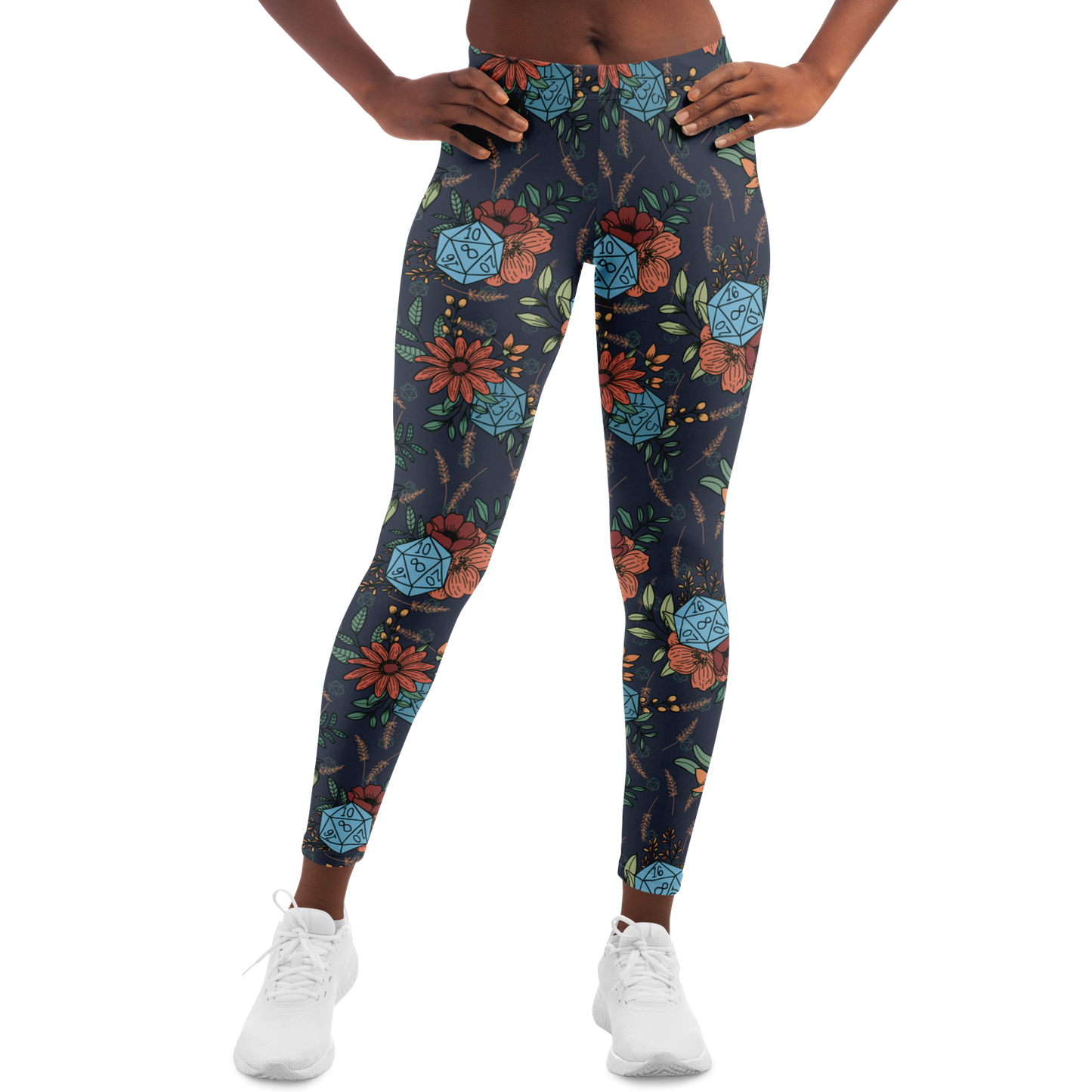 Floral D20 Leggings